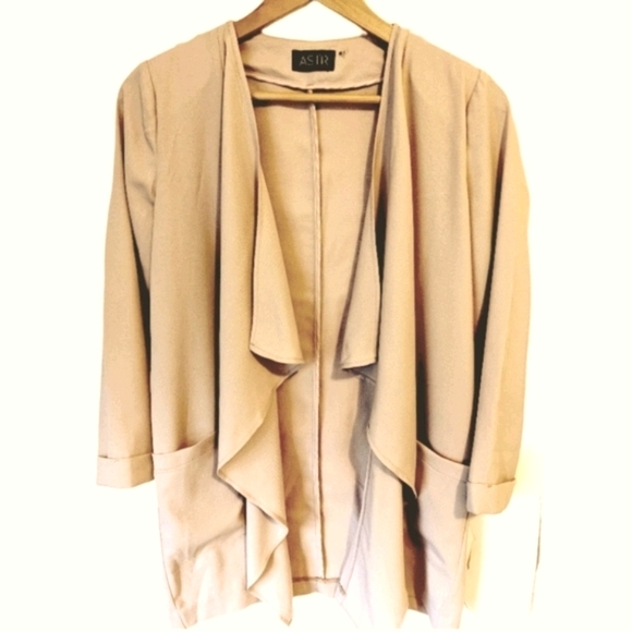 Astr Open Front Jacket with Pockets Sz XS - Picture 2 of 6